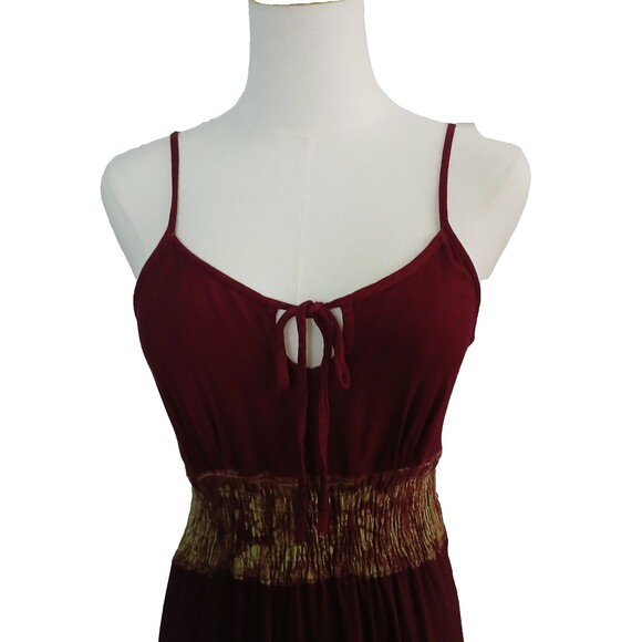 My Choice Women's Maxi Dress Size Small Beachy Boho Side Slits Tube Top Dress - Picture 2 of 12